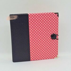 Album photos Minnie artisanal couverture rouge pois blancs