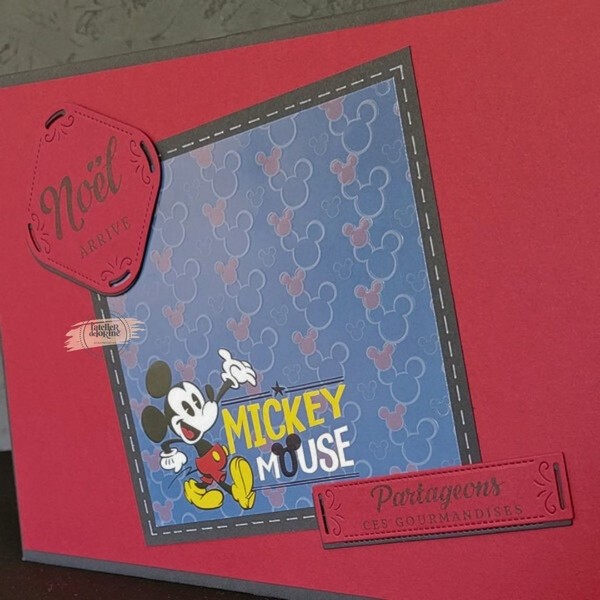 Détail de la couverture du coffret Mickey fait main