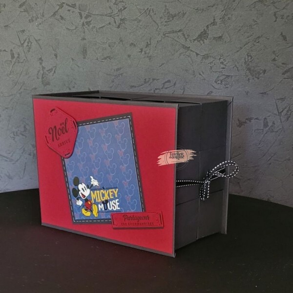 Calendrier de l’Avent Coffret Mickey artisanal fermé
