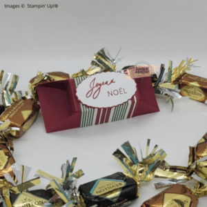 Cadeau d’invité lingot d’or rouge fait main – Joyeux Noël