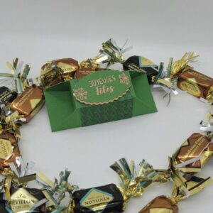 Lingot d’or Sapin Vert & Cuivre « JOYEUSES FÊTES »