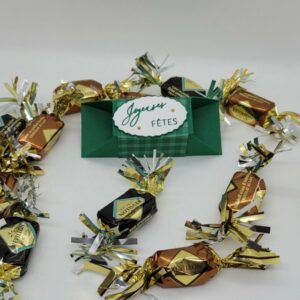 Lingot d’or Vert Sapin « Joyeuses Fêtes »